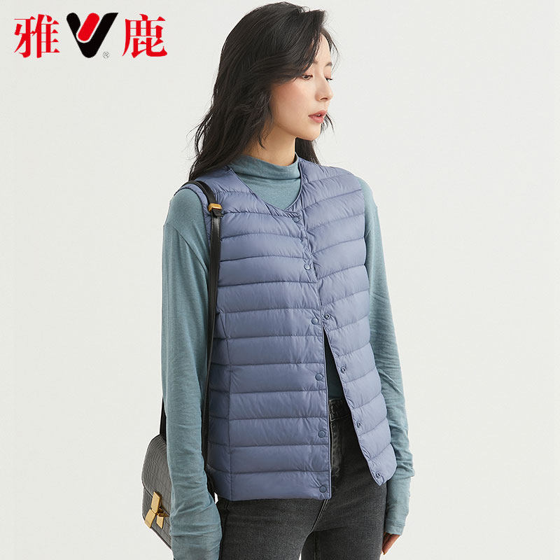 雅鹿轻薄羽绒服2020年新款冬马甲 雅鹿宝腾羽绒服