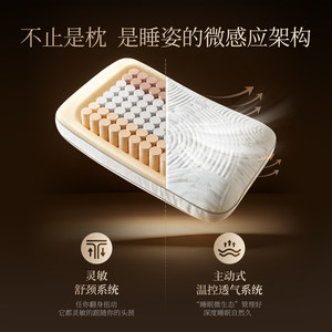金可儿云脊弹簧枕头乳胶复合枕芯0胶可水洗护颈椎专用成人助睡眠