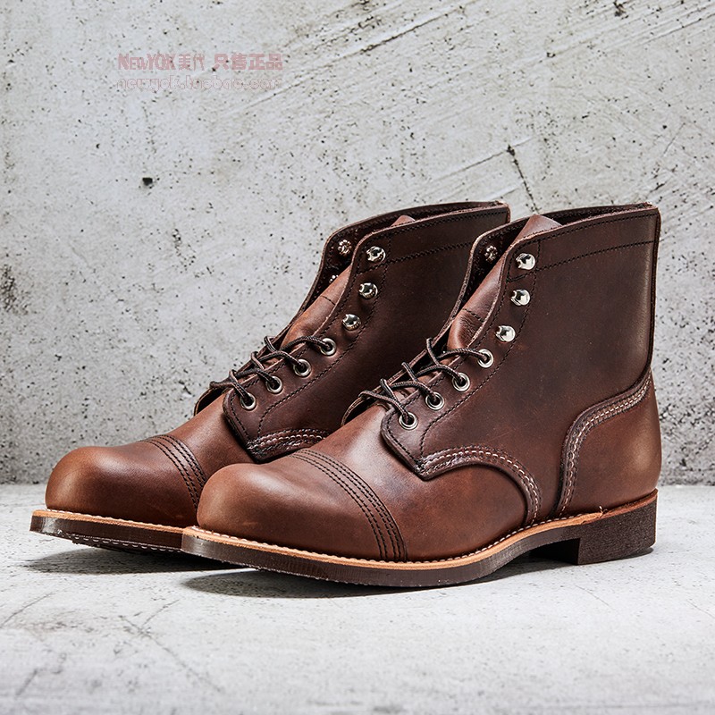 美国专柜正品现货秒发 RED WING 红翼 RW 8111男女款圆头工装靴 - 图0