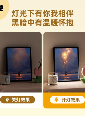卡通风轻奢生日装饰画