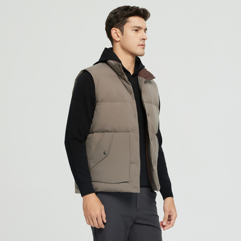 MENHARDUM/蔓哈顿冬季新品立领鸭绒羽绒马甲简洁时尚舒适羽绒服男,淘宝优惠券,粉丝福利购,淘宝优惠卷