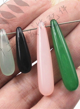树脂6*21/7*33mm横孔水滴吊坠挂