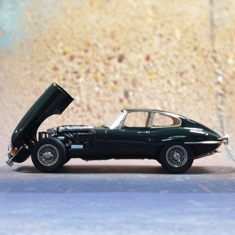 Kyosho京商 1:18 捷豹 E-Type 汽车模型 合金全开 60周年纪念车模 - 图1