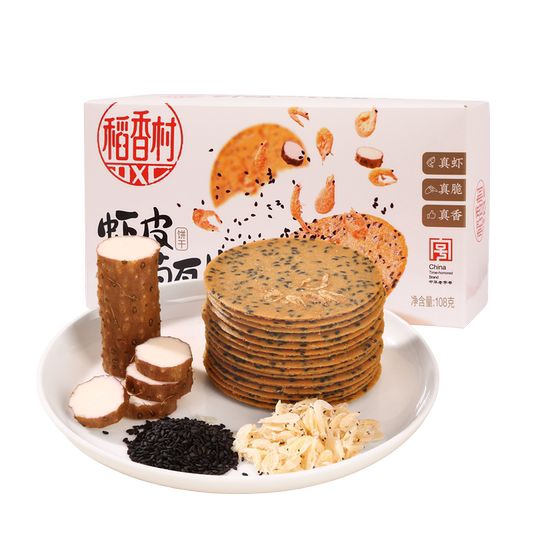 Daoxiangcun shrimp skin, yam and tile thin crispy traditional cakes