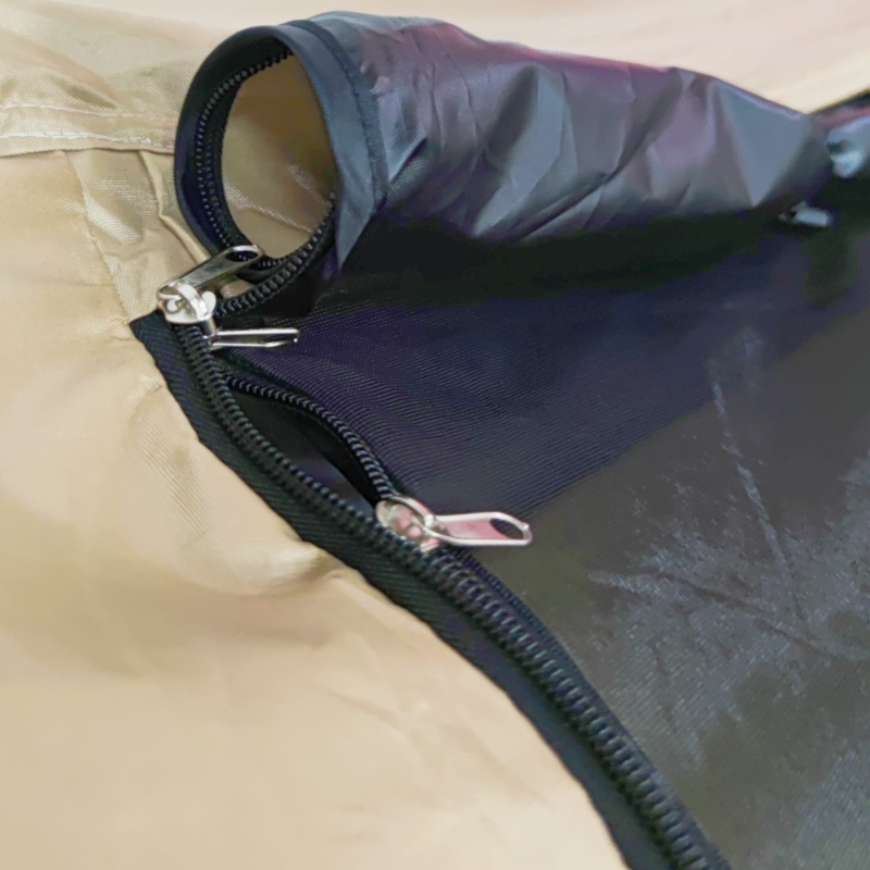 免安装速开帐篷行军床单人帐折叠午休床防虫网帐户外野营单人蚊帐 - 图2