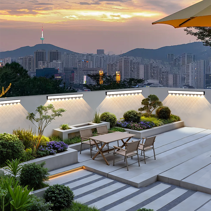 太阳能壁灯户外防水别墅庭院室外照明洗墙灯花园阳台露台氛围射灯,淘宝优惠券,粉丝福利购,淘宝优惠卷