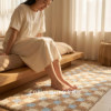 Ins style carpet bedroom bedside blanket home master bedroom bed front plush velvet foot pad room small carpet long strip floor mat