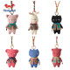 Mollydoll handmade doll bag pendant gift birthday girl kitten keychain plush toy
