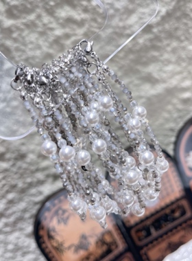 原创设计时尚创意设计白色系手链