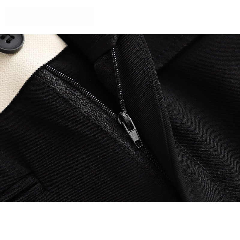 黑色拼接松紧高腰西装休闲短裤女2026春季新薄款宽松a字阔腿裤子,淘宝优惠券,粉丝福利购,淘宝优惠卷