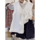 Plus size ໄຂມັນ mm ຮູບແບບຫວານເກົາຫຼີ ຫຼຸດຜ່ອນເຊື້ອລາ V-neck tie sleeveless shirt women's summer all-match niche tops