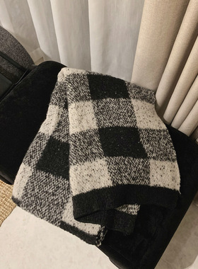 冬季流苏法式软糯女士羊绒围巾