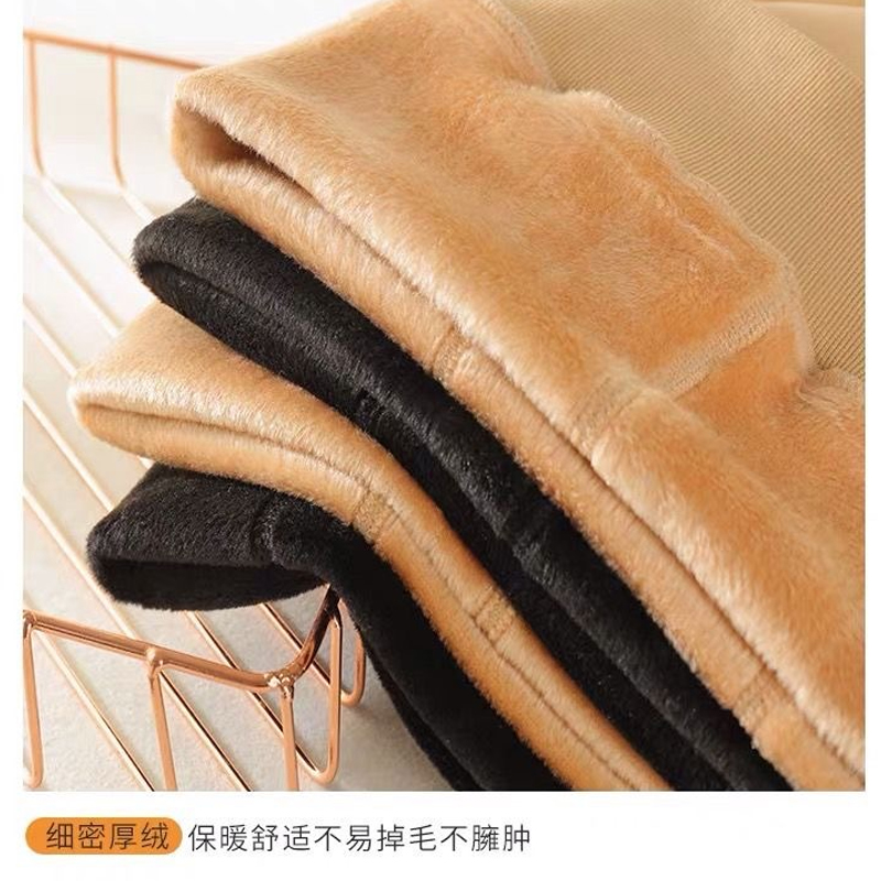 开裆打底裤女大码不掉裆加绒春秋冬季打底肉色光腿神器裸感连裤袜 - 图2