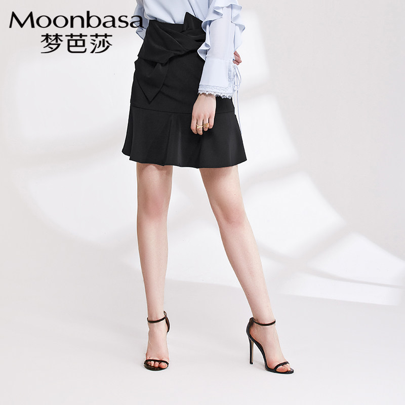 梦芭莎2019春秋新品高腰显瘦半身裙 梦芭莎半身裙