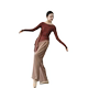 Classical dance dance clothing top spring and summer long-sleeved floating gauze body charm modern dancer adult practice body suit ethnic dance