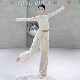 Spring and Autumn modern dance practice clothes, daily wearable dance clothes, classical Chinese dance suits, loose long-sleeved body yoga