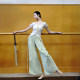 Short-sleeved classical dance gauze Chinese dance clothing rhyme bodysuit dance tops women's new spring and summer dance practice clothes