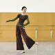 Modern dance fake two-piece long-sleeved top women's dance clothing Chinese classical dance body practice clothing yoga ballet