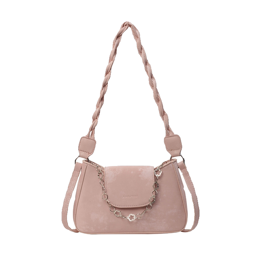 Women's Solid Color Versatile Shoulder Crossbody Small Square Bag