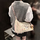 New fashionable and versatile trendy niche texture shoulder bag