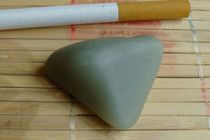 (with characteristics) (natural material) (can be made as a small specimen) Qinghai jade (Qingyu) --- original stone --- 24 #