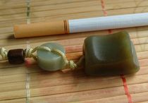 (Featured) (100 hitch) (shop for welfare) Qinghai jade (green sugar material) ----- Personality Pendant