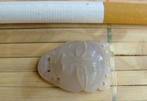 (Wild Bull Furrow Material) (jade material winless) (100 lap) Qinghai jade (Qingyu) ----- original stone-1#