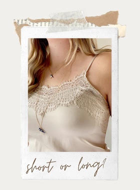 英国项链Fable珐琅蝴蝶结