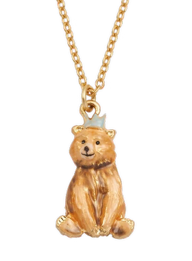 英国代购Fable England派对小熊项链 泰迪熊