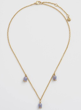 Fable英格兰蓝风铃项链耳环胸针