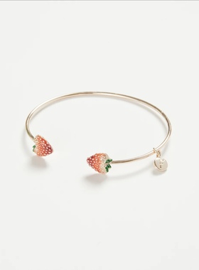 英国项链Fable珐琅草莓