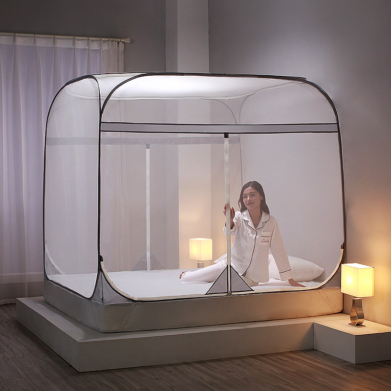 喜富锦蚊帐2025新款家用蒙古包高级免安装防摔儿童婴儿可折叠加密,淘宝优惠券,粉丝福利购,淘宝优惠卷