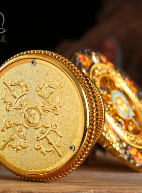 惠尔美轮王七政宝法轮摆件