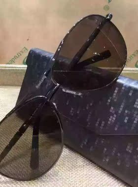 墨镜天然水晶时尚风遮阳石头眼镜