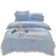 Special price cute cartoon pure cotton bed four-piece set