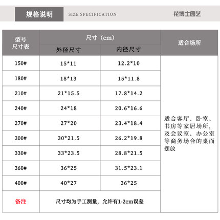 花博士五福花盆北欧简约处理特价清仓包邮大号加厚塑料创意个性 - 图2