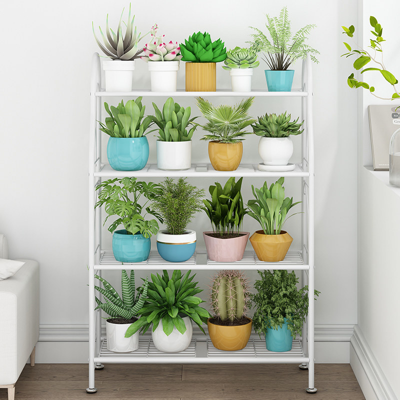 花架子客厅落地式置物架阳台多肉花几花盆托架铁艺阶梯式简约层架,淘宝优惠券,粉丝福利购,淘宝优惠卷