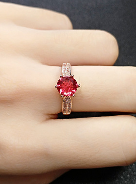 饰品女欧美时尚戒指莫桑石