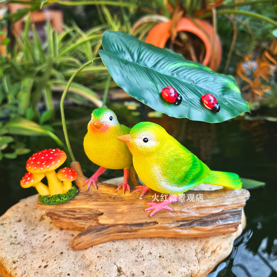 Creative simulation bird and magpie ornaments