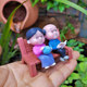Mini grandparents micro landscape ornaments
