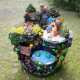 Sky garden succulent green plants micro landscape tree house flower pot