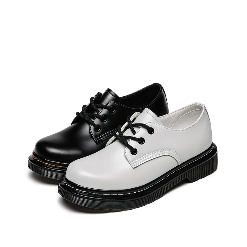 红蜻蜓女鞋官方旗舰店红蜻蜓女鞋年秋季新款jk真皮英伦鞋平底百搭休闲小皮鞋单鞋女3