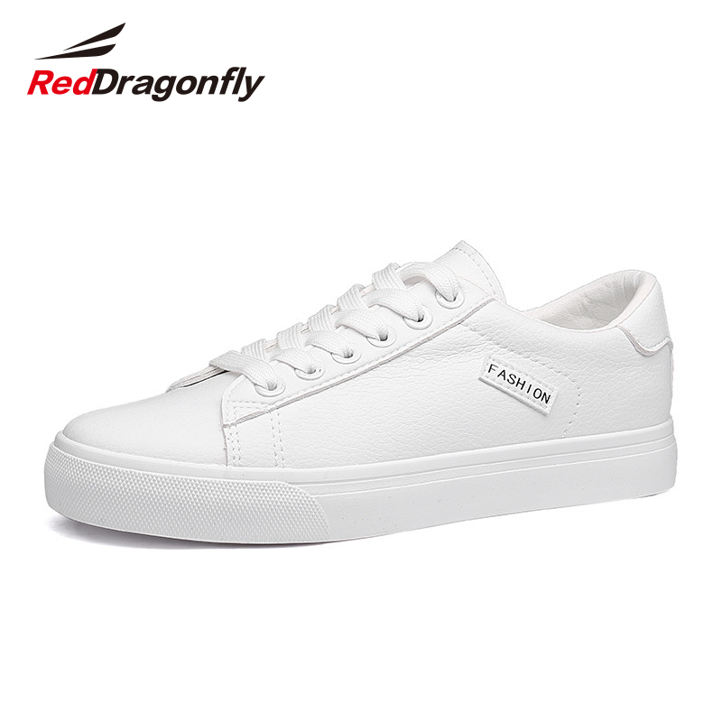 红蜻蜓女鞋官方旗舰店红蜻蜓夏季新款小白鞋女百搭板鞋ins平底单鞋学院风运动休闲鞋0