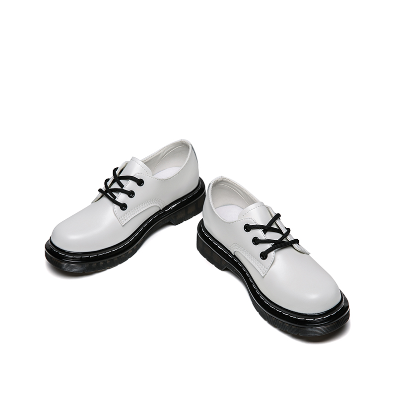 红蜻蜓女鞋官方旗舰店红蜻蜓女鞋年秋季新款jk真皮英伦鞋平底百搭休闲小皮鞋单鞋女2