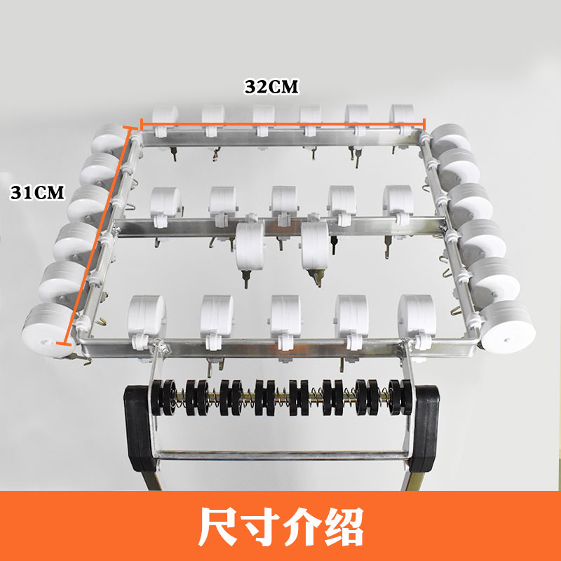 方管亚细亚烫发机支架吊杠子架拉线盒支架挂钩数码烫发机器吊臂-图0