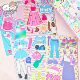 Inamazy magnetic clothing store little girl dress up accessories DIY dress up magnetic stickers free cutting toys