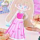 Inamazy magnetic clothing store little girl dress up accessories DIY dress up magnetic stickers free cutting toys