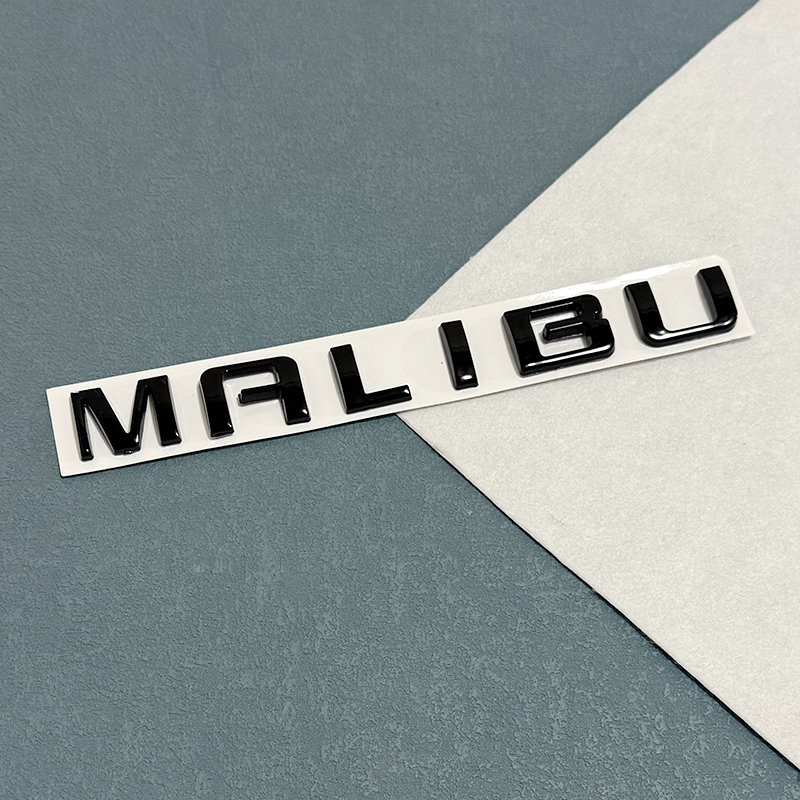 适用雪佛兰迈锐宝改装黑色车标后尾箱字标上海通用MALIBU后车标 - 图1
