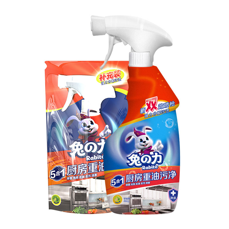 兔之力重油污净去油污强力抽清洁剂 兔力油污清洁剂