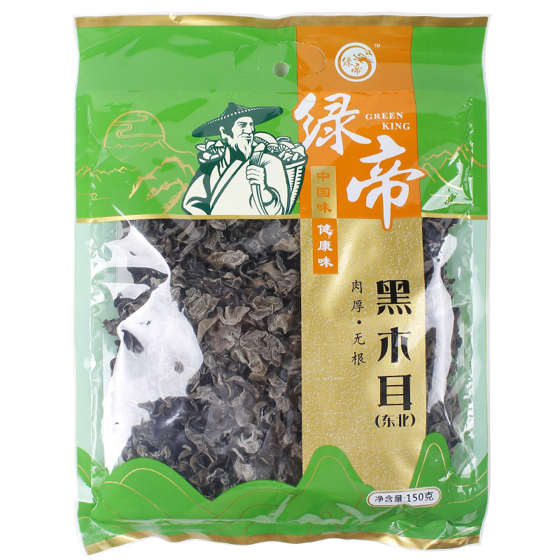 绿帝东北椴木150g南北秋木耳 绿帝黑木耳